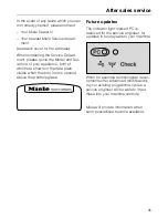 Preview for 35 page of Miele W 902 Operating Instructions Manual