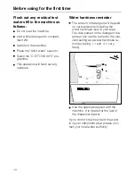 Preview for 10 page of Miele W 906 Operating Instructions Manual