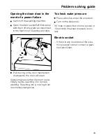 Preview for 33 page of Miele W 906 Operating Instructions Manual