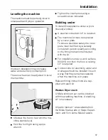 Preview for 37 page of Miele W 906 Operating Instructions Manual