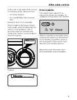 Preview for 35 page of Miele W 919 WPS Operating Instructions Manual