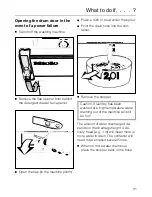 Preview for 31 page of Miele W 930i Operating Instructions Manual