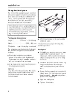 Preview for 38 page of Miele W 930i Operating Instructions Manual