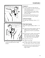 Preview for 39 page of Miele W 930i Operating Instructions Manual