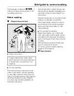 Preview for 11 page of Miele W 931i Operating Instructions Manual