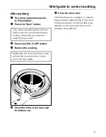 Preview for 13 page of Miele W 931i Operating Instructions Manual