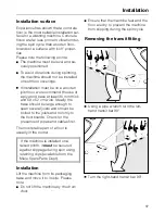 Preview for 37 page of Miele W 931i Operating Instructions Manual