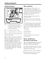 Предварительный просмотр 20 страницы Miele W 969 Operating Instructions Manual