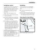 Предварительный просмотр 45 страницы Miele W 970 Operating Instructions Manual