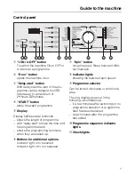 Preview for 7 page of Miele W 980 WPS Operating Instructions Manual