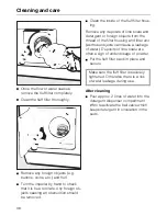 Preview for 38 page of Miele W 980 WPS Operating Instructions Manual