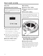 Preview for 16 page of Miele W 989i wps Operating Instructions Manual