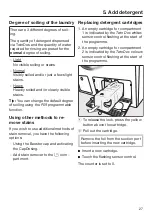 Preview for 27 page of Miele W1 Operating Instructions Manual