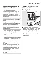 Preview for 43 page of Miele WCA 020 Active Operating Instructions Manual