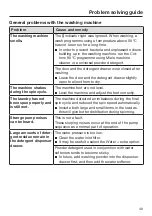 Preview for 49 page of Miele WCA 020 Active Operating Instructions Manual