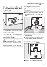 Preview for 53 page of Miele WCA 020 Active Operating Instructions Manual