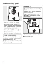 Preview for 54 page of Miele WCA 020 Active Operating Instructions Manual