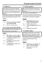 Preview for 75 page of Miele WCA 020 Active Operating Instructions Manual