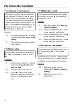 Preview for 76 page of Miele WCA 020 Active Operating Instructions Manual