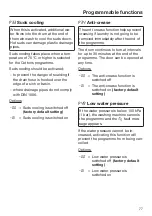 Preview for 77 page of Miele WCA 020 Active Operating Instructions Manual