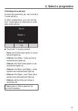 Preview for 21 page of Miele WCA 030 Active Operating Instructions Manual