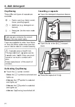 Preview for 24 page of Miele WCA 030 Active Operating Instructions Manual