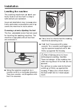 Preview for 62 page of Miele WCA 030 Active Operating Instructions Manual