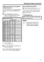 Preview for 73 page of Miele WCA 030 Active Operating Instructions Manual