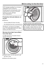 Предварительный просмотр 15 страницы Miele WCD 120 Operating Instructions Manual