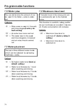 Предварительный просмотр 76 страницы Miele WCD 120 Operating Instructions Manual