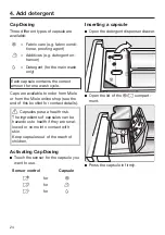 Предварительный просмотр 24 страницы Miele WCD 320 Operating Instructions Manual