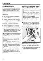 Предварительный просмотр 60 страницы Miele WCD 320 Operating Instructions Manual