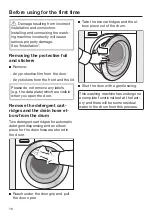 Preview for 16 page of Miele WCD 660 Operating Instructions Manual