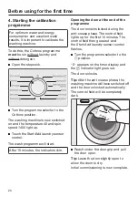 Preview for 20 page of Miele WCD660 WCS Operating Instructions Manual