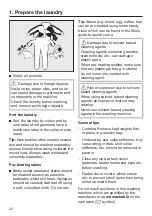 Preview for 22 page of Miele WCD660 WCS Operating Instructions Manual