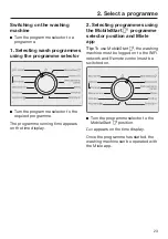 Preview for 23 page of Miele WCD660 WCS Operating Instructions Manual