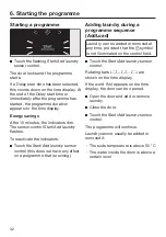 Preview for 32 page of Miele WCD660 WCS Operating Instructions Manual