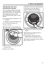 Preview for 33 page of Miele WCD660 WCS Operating Instructions Manual