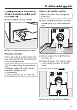 Preview for 61 page of Miele WCD660 WCS Operating Instructions Manual