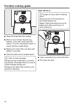 Preview for 62 page of Miele WCD660 WCS Operating Instructions Manual