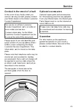 Preview for 63 page of Miele WCD660 WCS Operating Instructions Manual