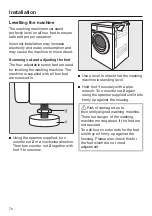 Preview for 70 page of Miele WCD660 WCS Operating Instructions Manual