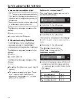 Preview for 20 page of Miele WCE 660 Operating Instructions Manual