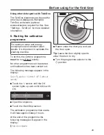 Preview for 23 page of Miele WCE 660 Operating Instructions Manual