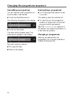 Preview for 50 page of Miele WCE 660 Operating Instructions Manual