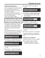 Preview for 59 page of Miele WCE 660 Operating Instructions Manual