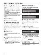 Preview for 20 page of Miele WCE 670 Operating Instructions Manual