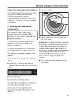 Preview for 23 page of Miele WCE 670 Operating Instructions Manual