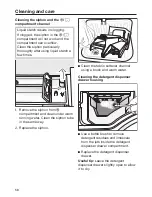 Preview for 58 page of Miele WCE 670 Operating Instructions Manual