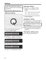 Preview for 86 page of Miele WCE 670 Operating Instructions Manual